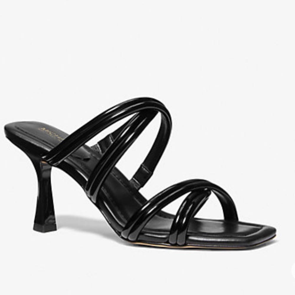 NIB Michael Michael Kors Corrine Elegant Leather Sandal Heel